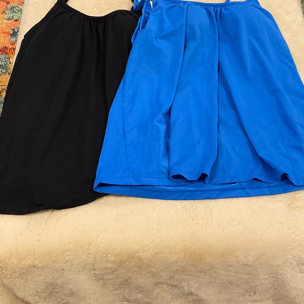 32 Degree tanks tops with built in bras.